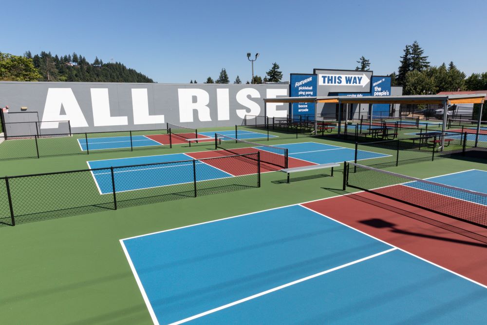 The People's Courts outdoor pickleball courts