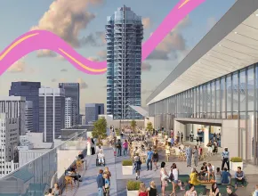 Rooftop expansion at Colorado Convention Center rendering