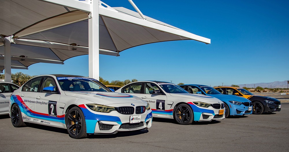 BMW Performance Driving School cars.