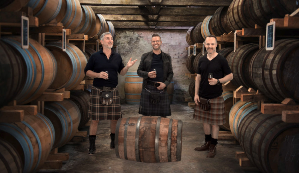 The Dram Good Laddies will tip a wee dram of Scotch whisky in your honor during their virtual tours of Scotland. Credit: The Dram Good Laddies