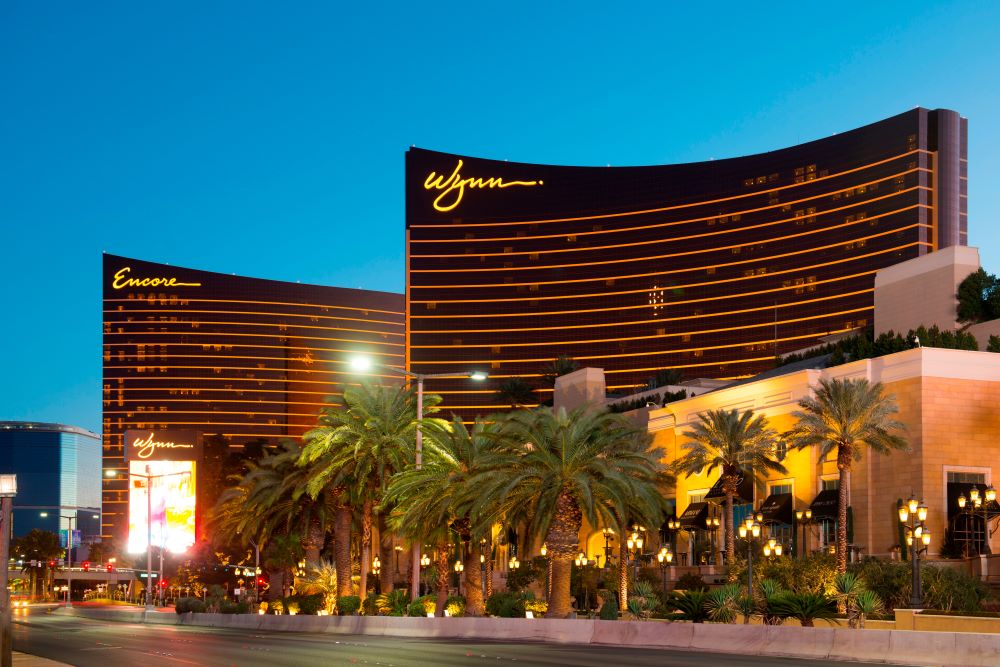 Wynn Las Vegas & Encore Resort at night