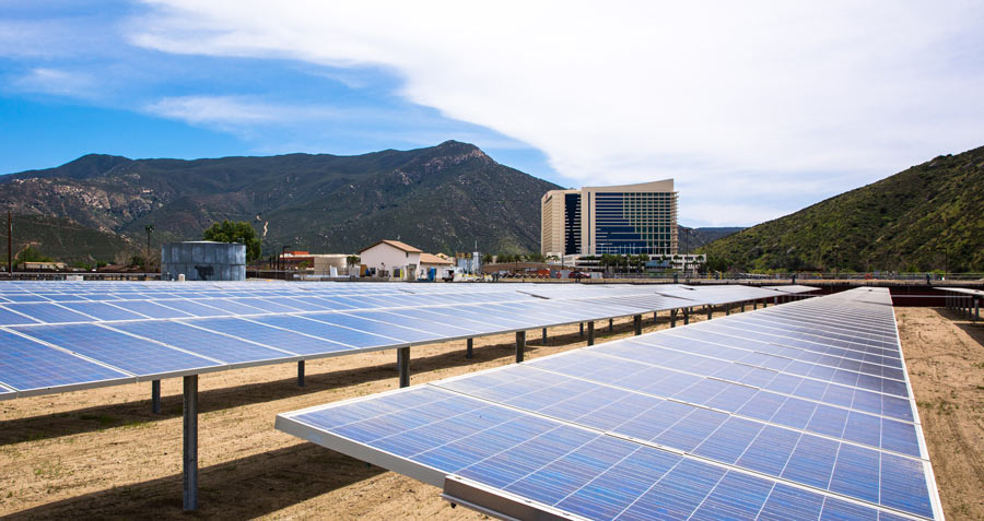 Harrah’s Resort Southern California solar arrays.