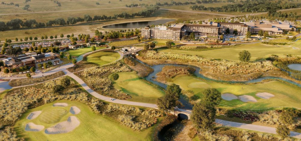 Rendering of Omni PGA Frisco resort.