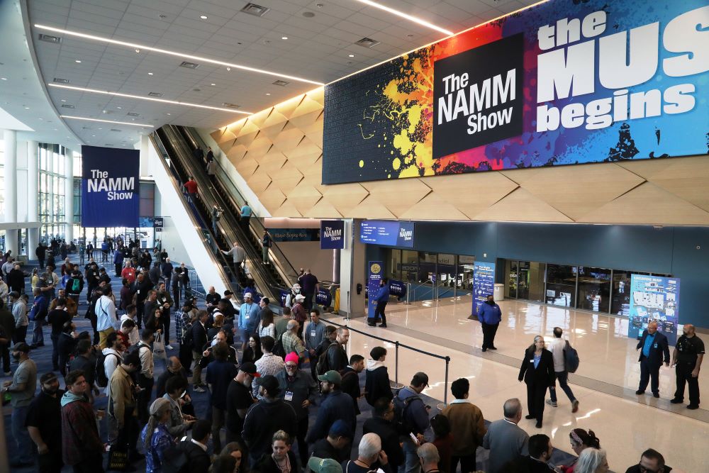 NAMM Show 2024 Crowd