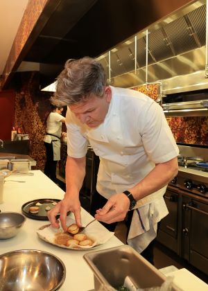 Gordon Ramsay at Hell's Kitchen Atlantic City Opening. Photo Credit: Mike Manger PhotoGraphics