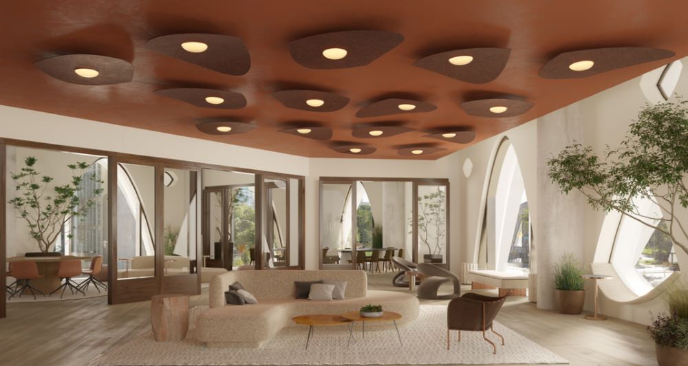Populus Understory, a Flexible Communal Space. Photo Credit: Nephew