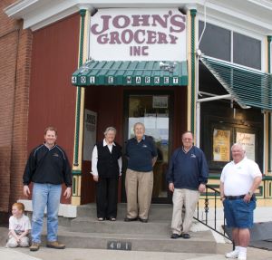 John's Grocery family photo. Credit Think Iowa City