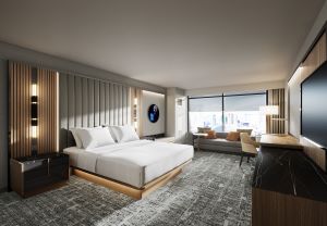 MGM Grand 2025 king room remodel rendering
