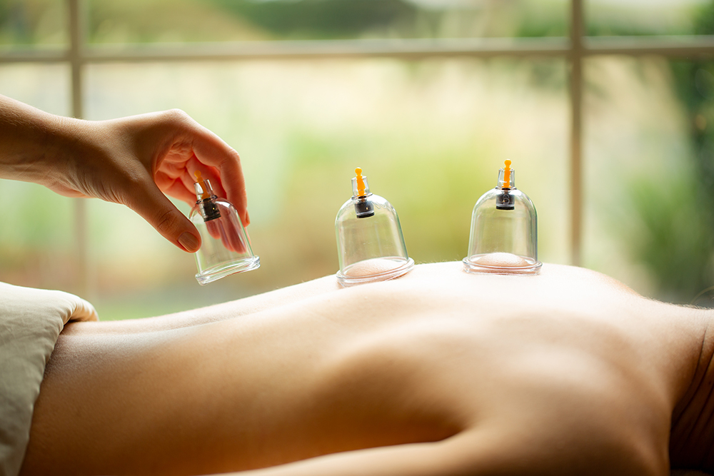 Cupping at Lansdowne Resort’s Spa Minérale