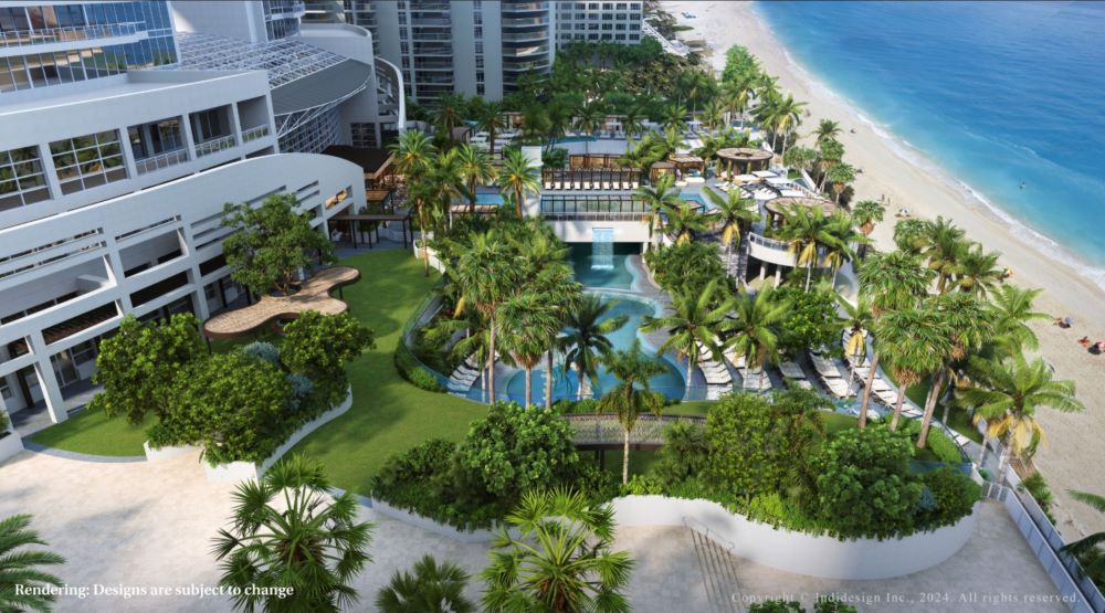The Diplomat Resort Event Lawn Rendering