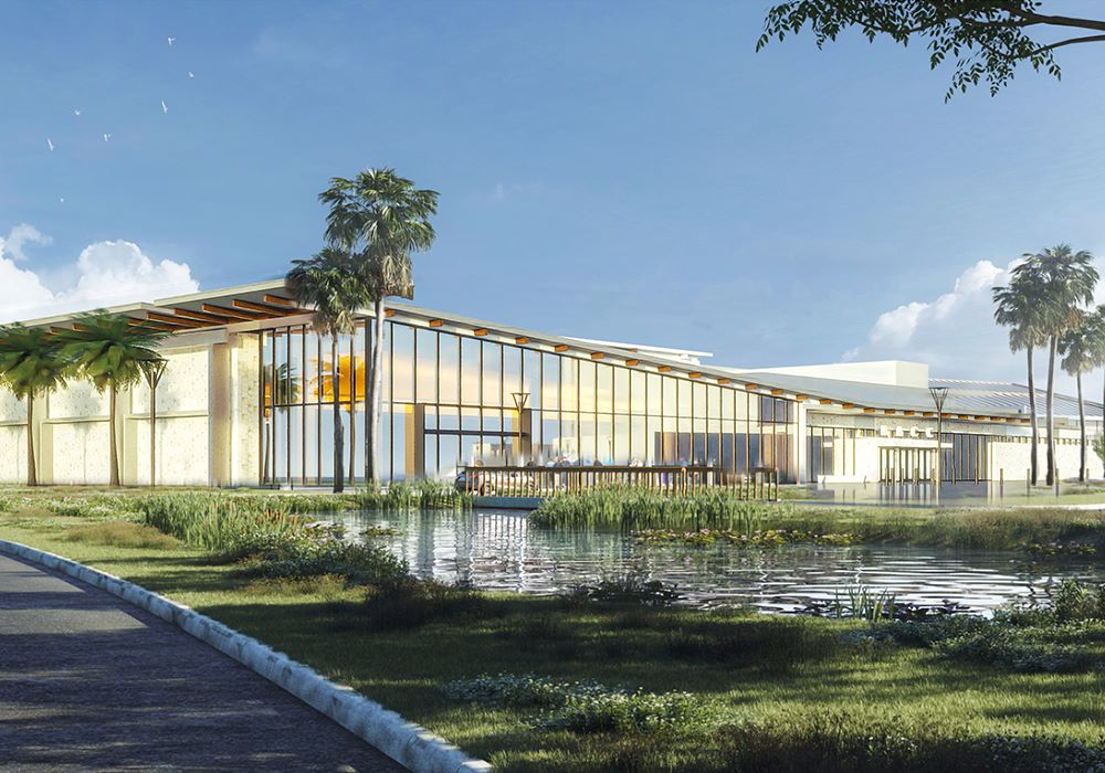 Rendering of the Bradenton Area Convention Center on Florida’s West Coast.