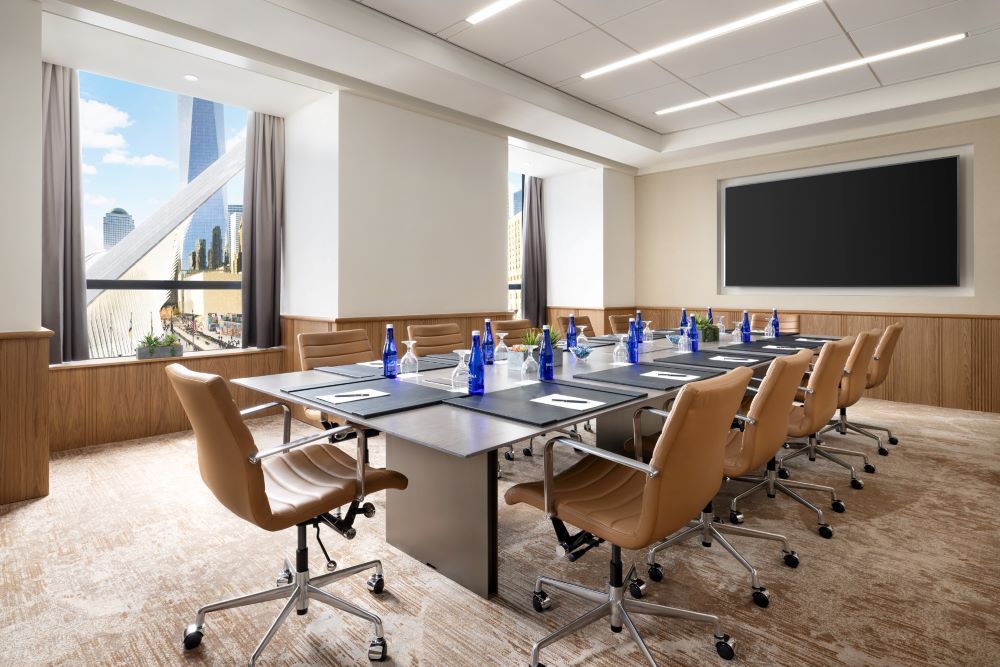 M Social Hotel New York Downtown boardroom. Credit: Murphy O'Brien