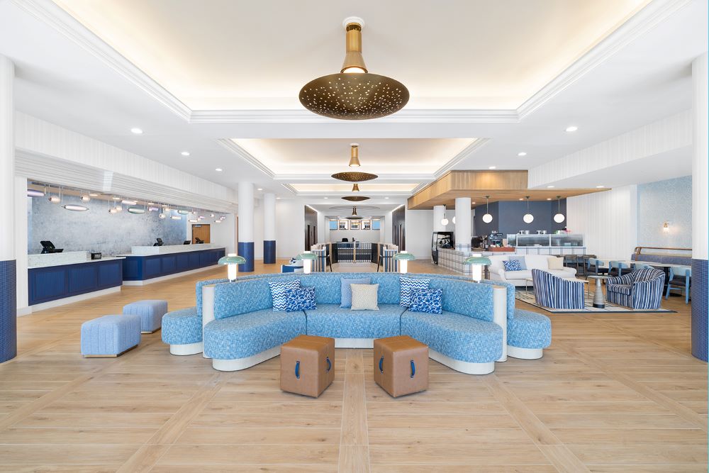 Ocean City hotel common space