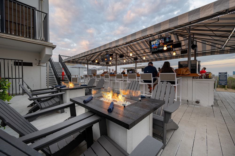 Ocean City terrace space