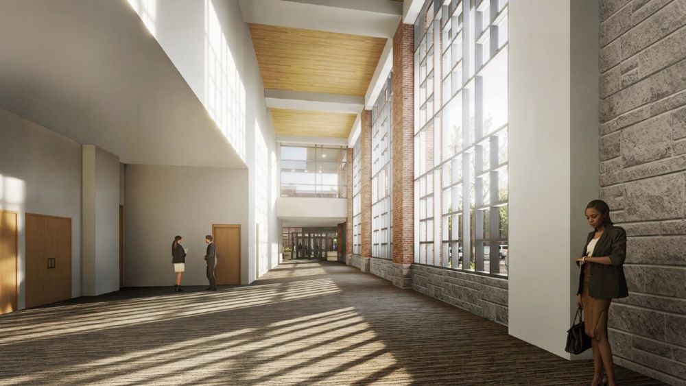 Bloomington Convention Center interior rendering. Credit: Visit Bloomington