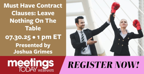 Must have contract clauses: leave nothing on the table webinar airing on July 30th at 1pm ET.