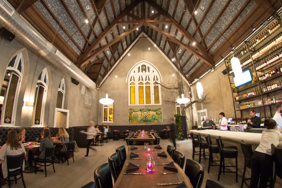 5Church restaurant, Charleston, South Carolina.