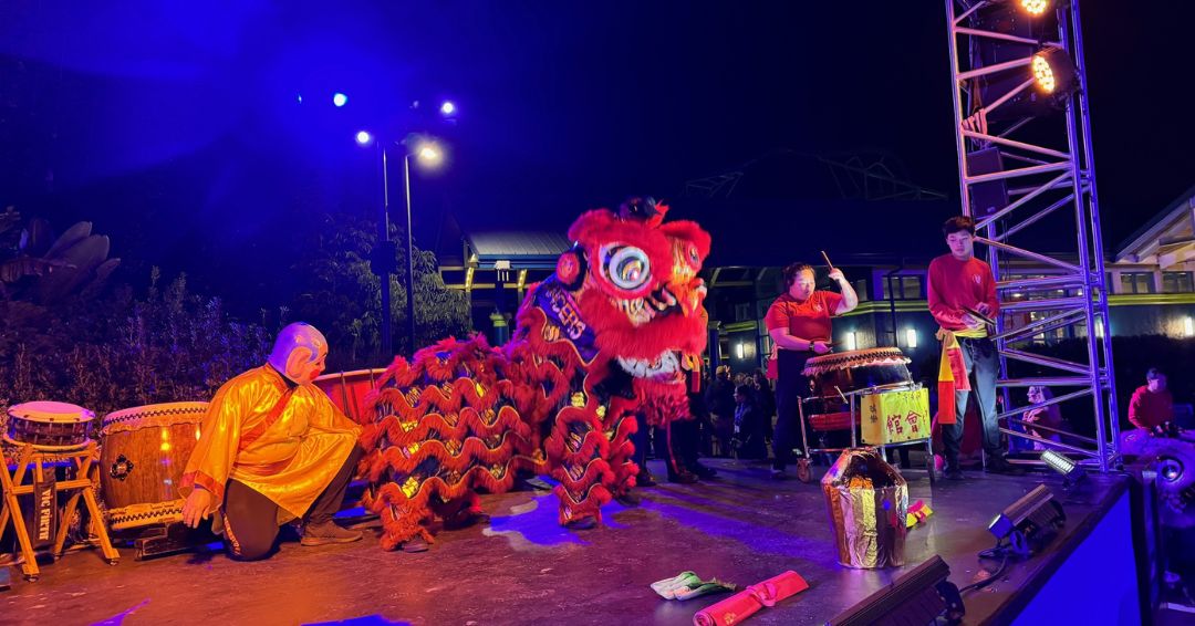 Dragon Dancers at Sea World Event