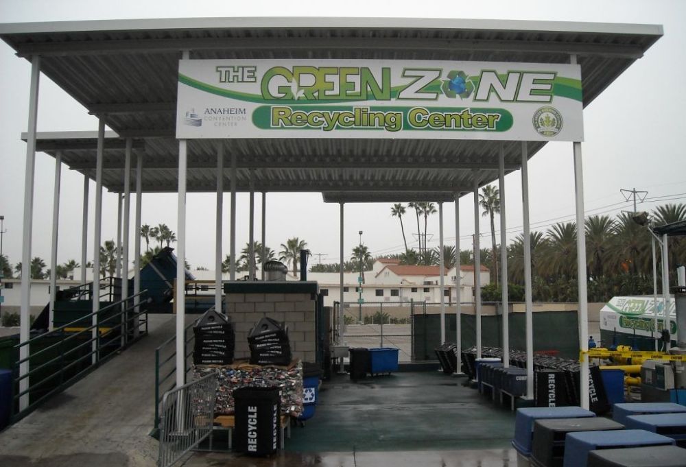 Photo of Anaheim Convention Center's Green Zone.