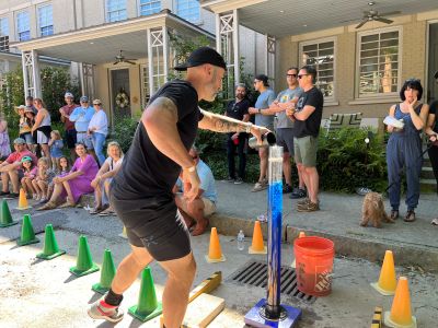 Adult Big Wheel Club teambuilding event