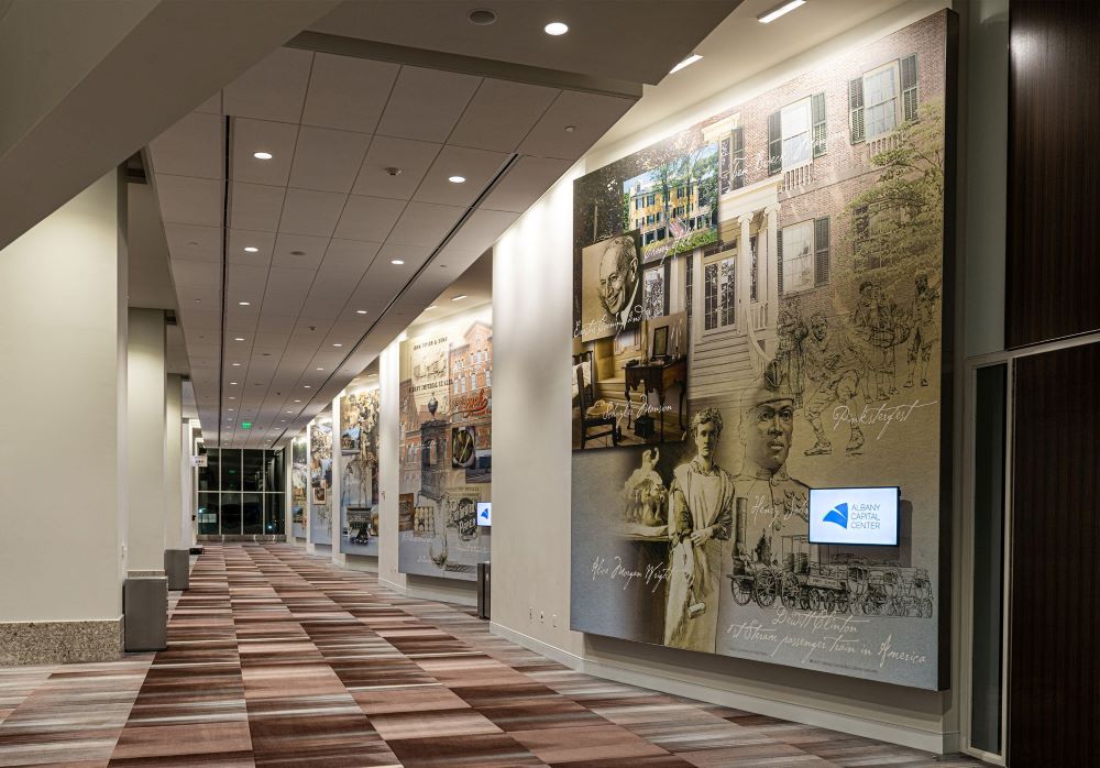 Albany Capital Center murals