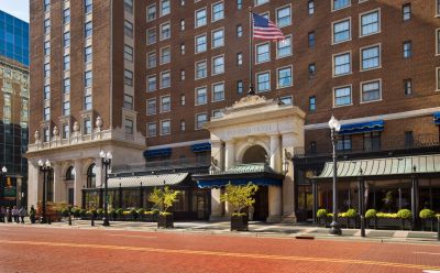 Exterior of Amway Grand Plaza