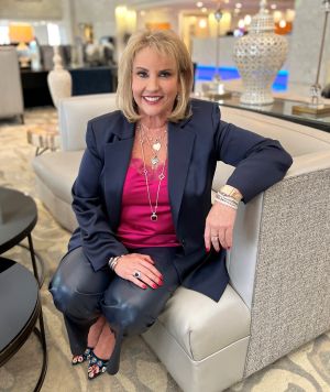 Photo of Anne Marie Presutti, sitting in a chair
