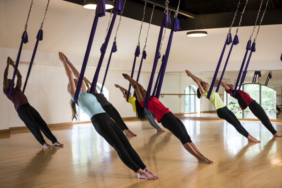 AntiGravity Aerial Yoga, Four Seasons Las Colinas.