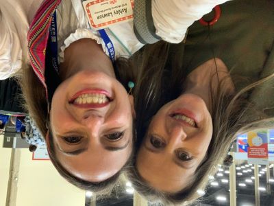 Ashley & Carina pause for a quick selfie at Smart Monday at IMEX 2021