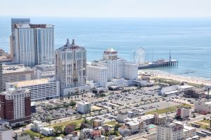 Atlantic City skyline.