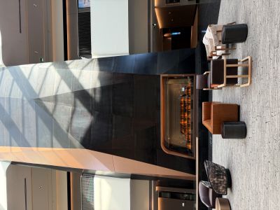 BMO Centre fireplace