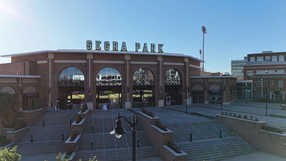 Photo of exterior of Segra Park.