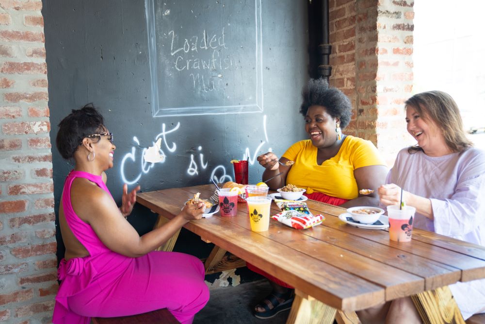 BeauxJax Crafthouse table with food