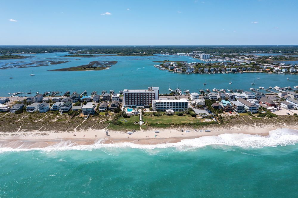 Blockade Runner Beach Resort Arial View