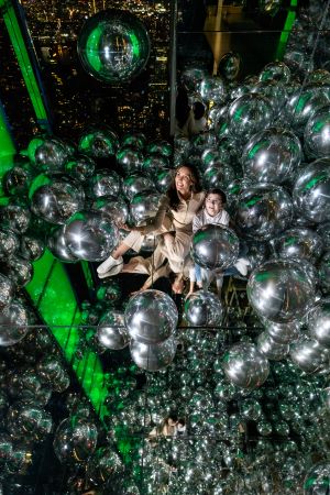 Bubbles installation at SUMMIT One Vanderbilt.