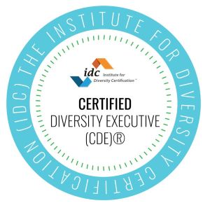 Certified Diversity Professional credential logo.
