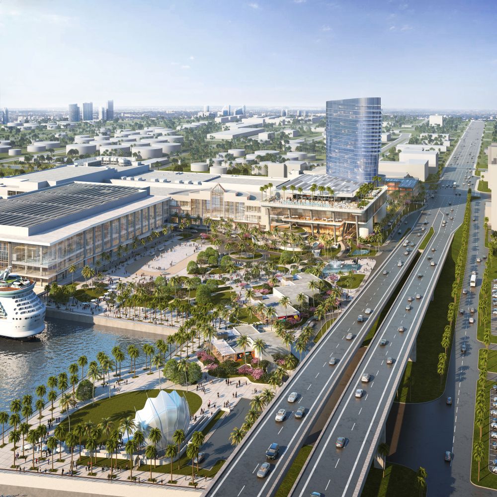 Rendering of Broward County Convention Center.