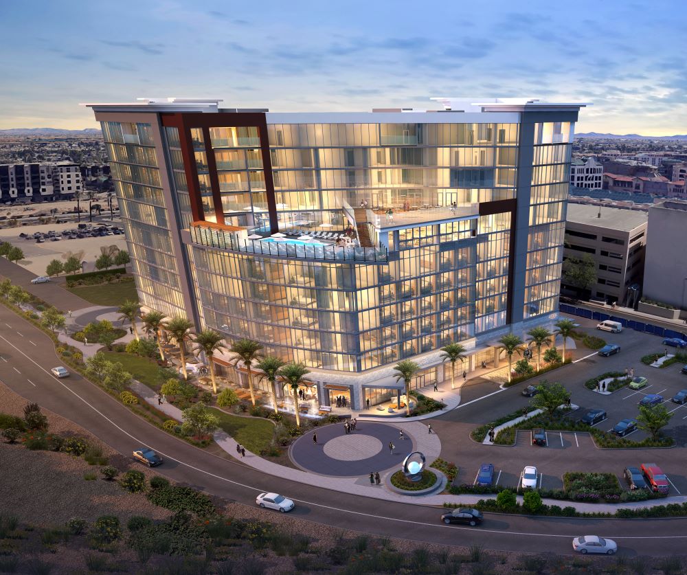 Rendering of Caesars Republic Scottsdale.