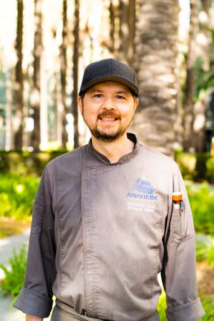 Photo of Anaheim Convention Center chef Bernard Foster.