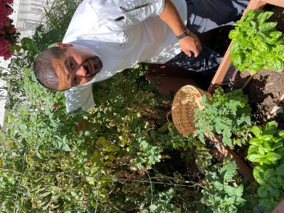 Chef Daly Cruz and His Garden