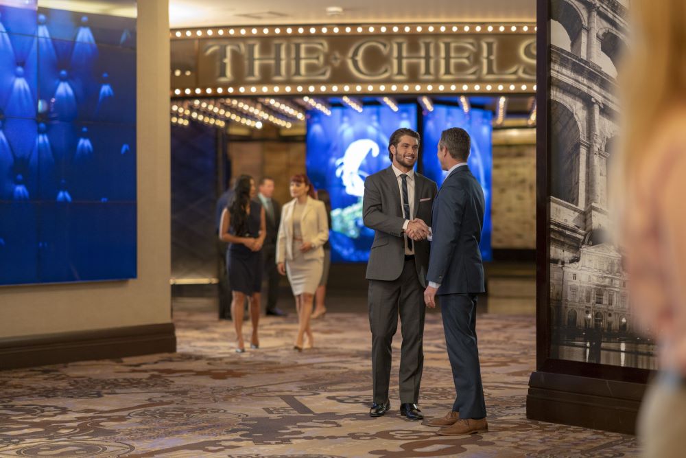 Photo of two businessmen at The Cosmopolitan of Las Vegas