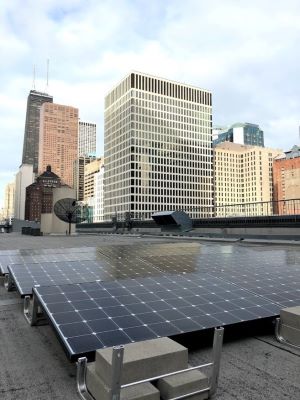 Chicago Marriott Downtown Magnificent Mile's Solar Panels