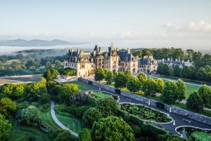 The Inn on Biltmore Estate aerial photo.