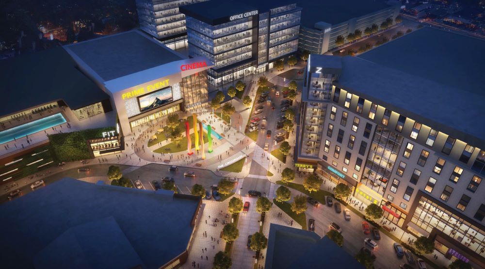 Crossroads development rendering