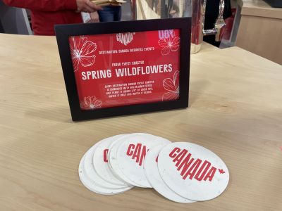 Destination Canada Sustainable Coasters at IMEX America 2022