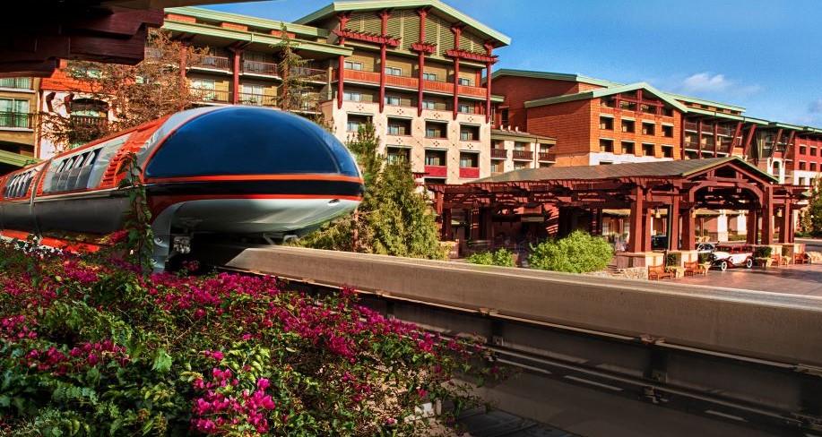 Disney Grand Californian Monorail