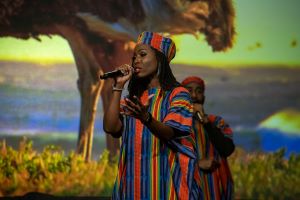 African-style choir at Walt Disney World Resort's Discovery Island.