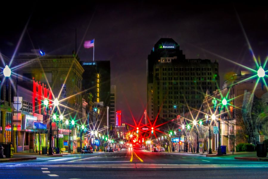 Downtown Shreveport.