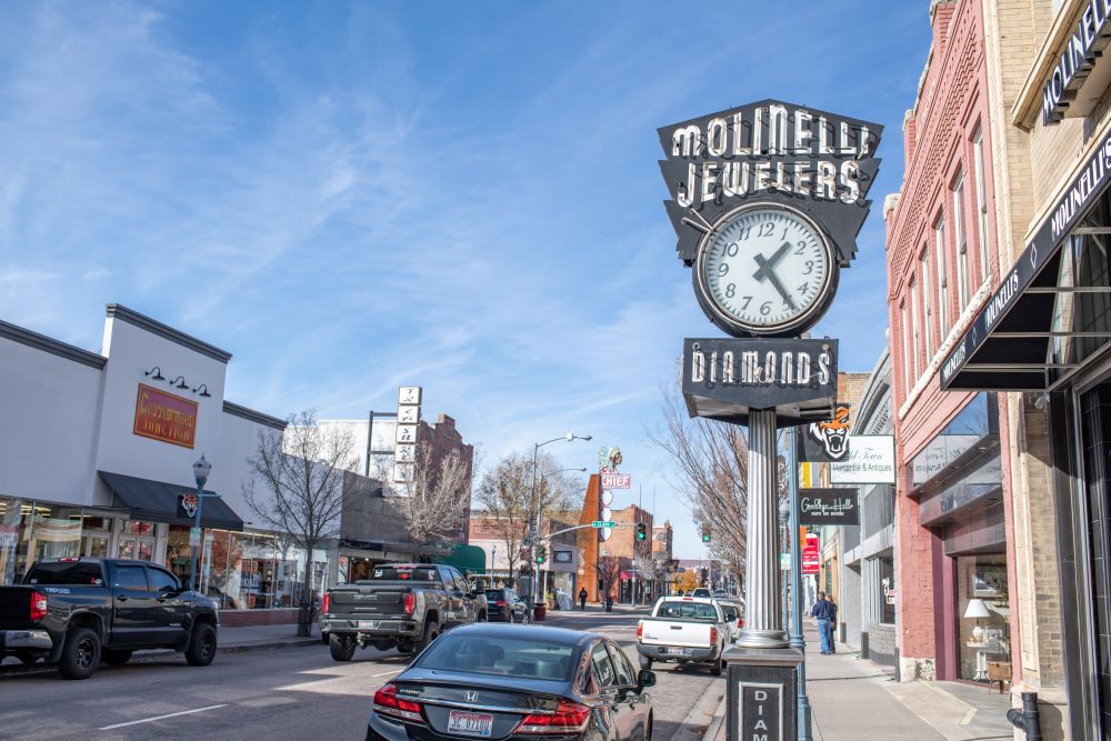 Photo of downtown Pocatello, Idaho.