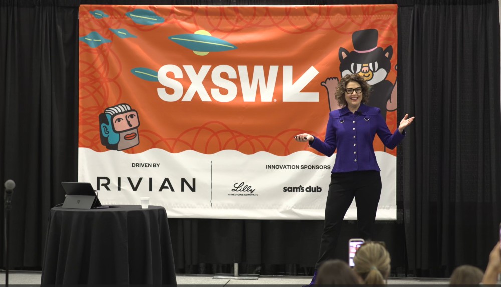 Dr. Heather Collins speaking at SXSW 2026